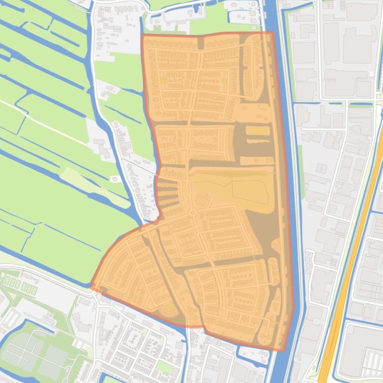 Kaart van de buurt Willis.