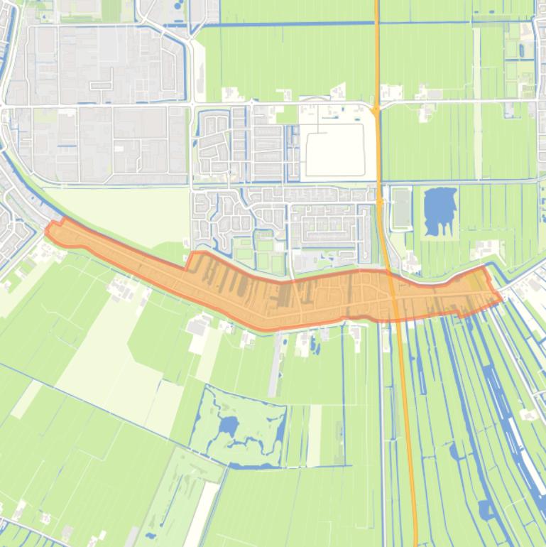 Kaart van de buurt Wilnis Dorp.