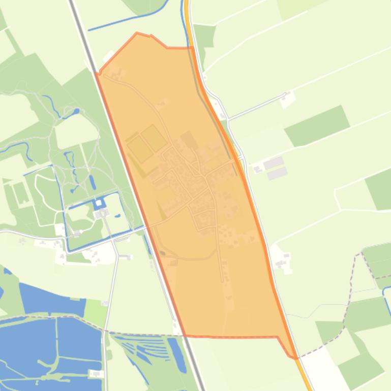 Kaart van de buurt Windesheim.