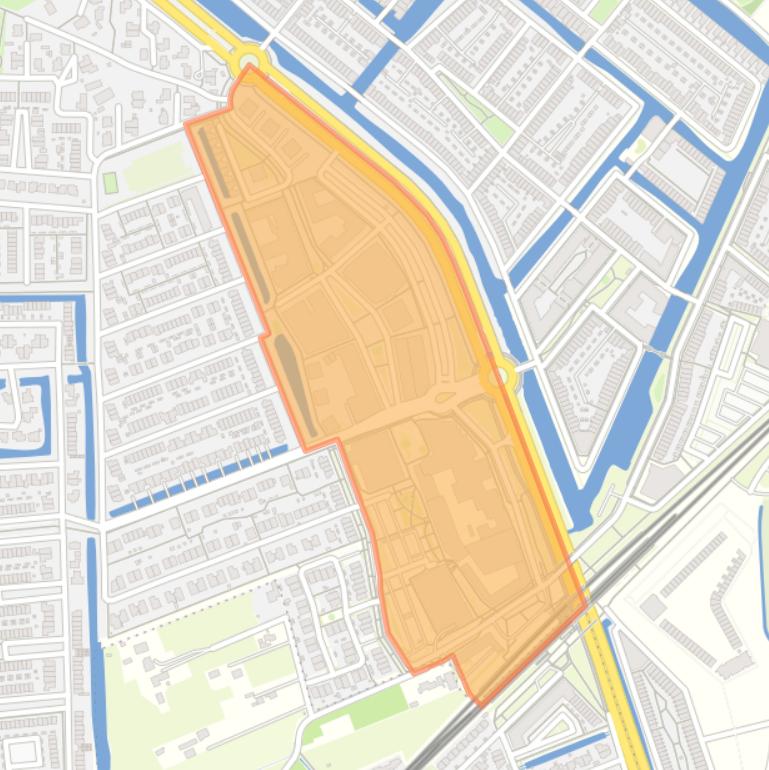 Kaart van de buurt Winkelcentrum Vathorst.
