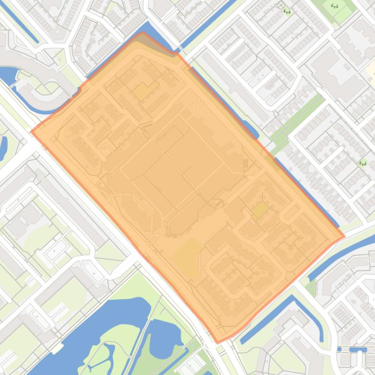 Kaart van de buurt Winkelhof.