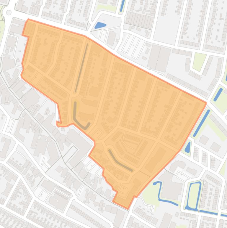 Kaart van de buurt Winklerplein-Zuid.