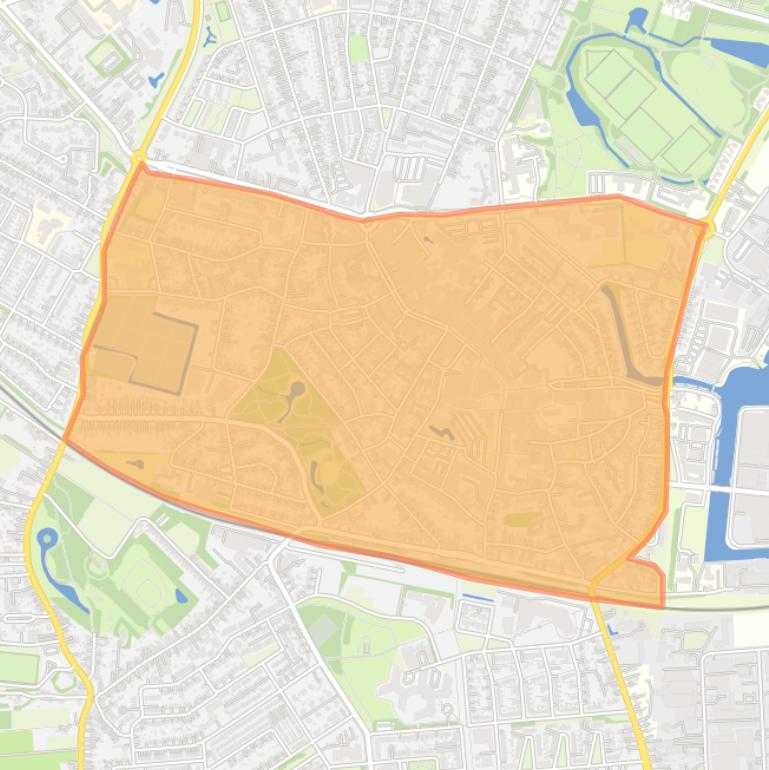 Kaart van de buurt Winschoten-Centrum.