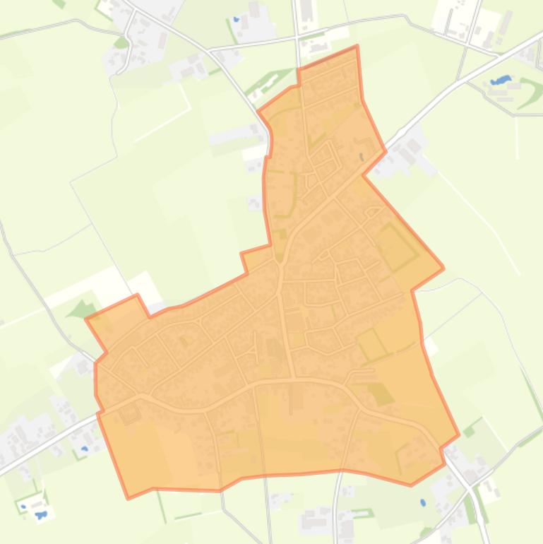 Kaart van de buurt Wintelre-kom.