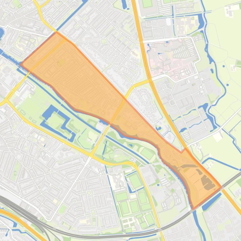 Kaart van de buurt Wipstrik-Zuid.