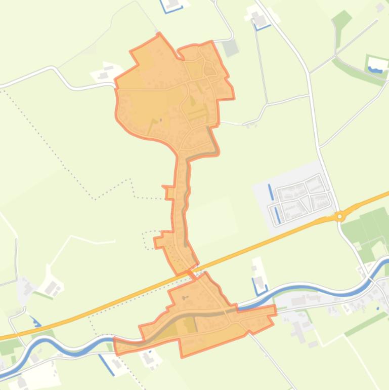 Kaart van de buurt Wirdum.