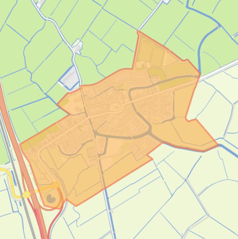 Kaart van de buurt Wirdum.