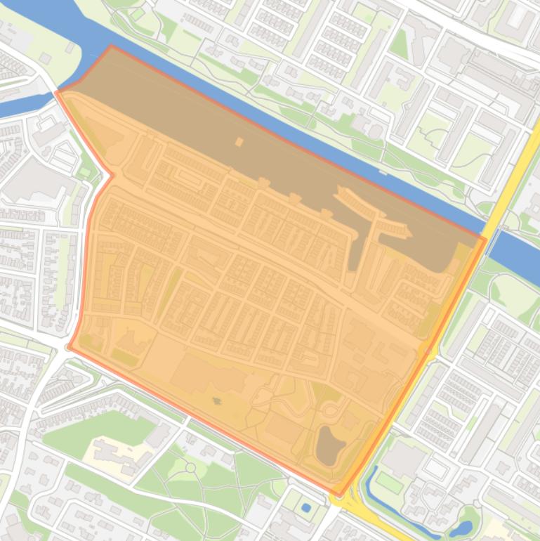 Kaart van de buurt Witte Hek.