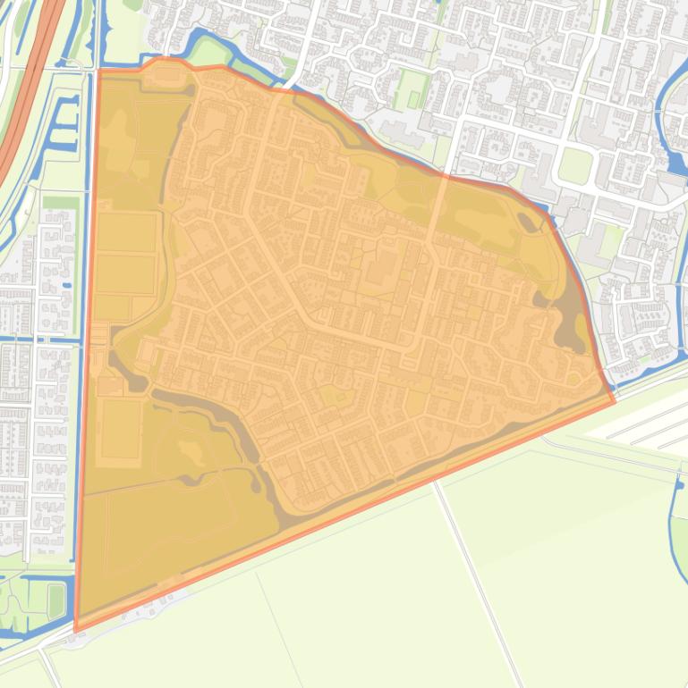 Kaart van de buurt Wittenstein en omgeving.