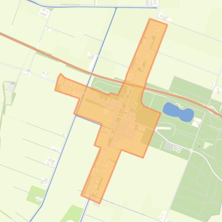 Kaart van de buurt Witteveen.