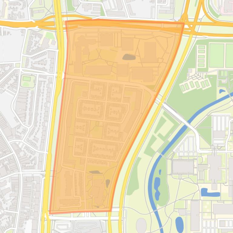 Kaart van de buurt Woenselse Watermolen.