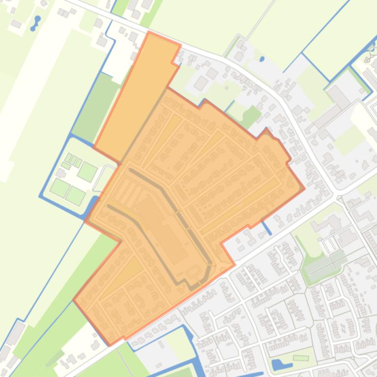 Kaart van de buurt Wognum Bloesemgaerde.