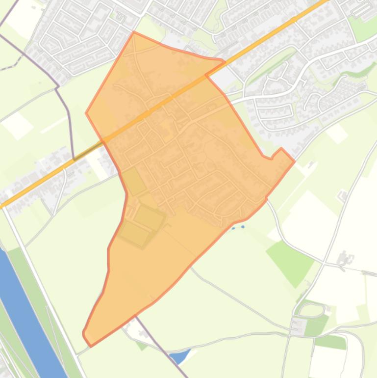 Kaart van de buurt Wolder.