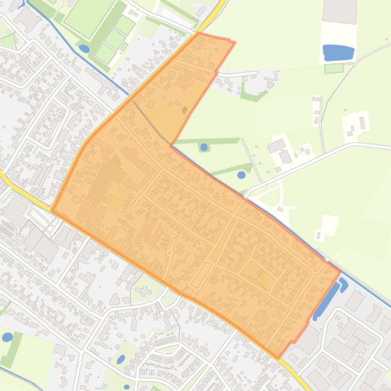 Kaart van de buurt Wolfsdonk.