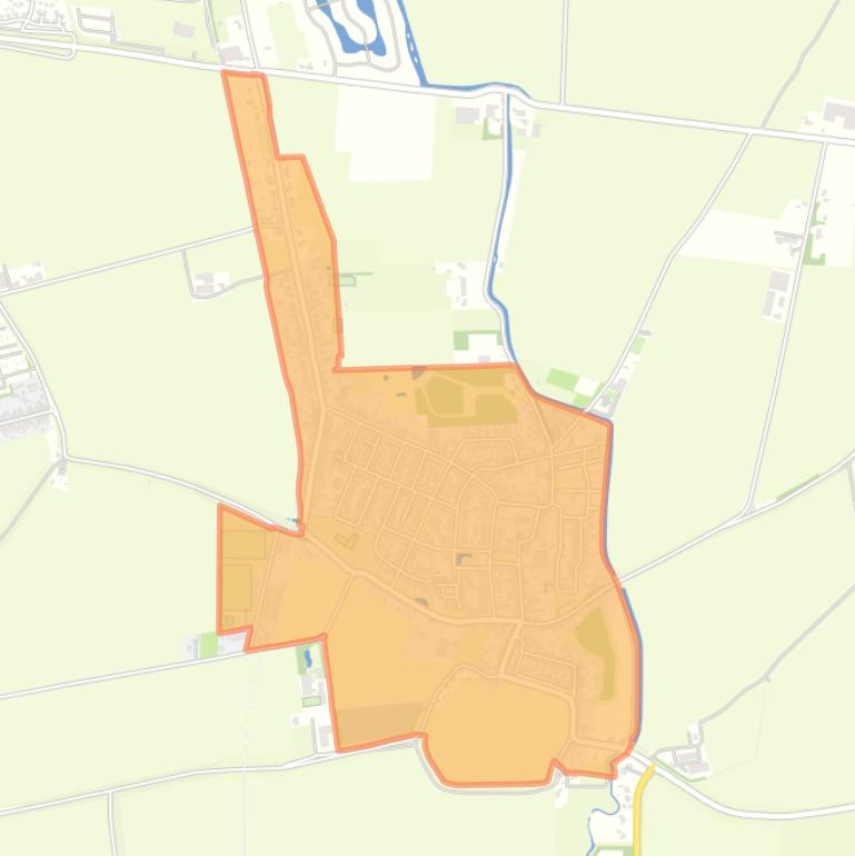 Kaart van de buurt Wolphaartsdijk.