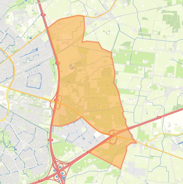 Kaart van de buurt Wolthuis.