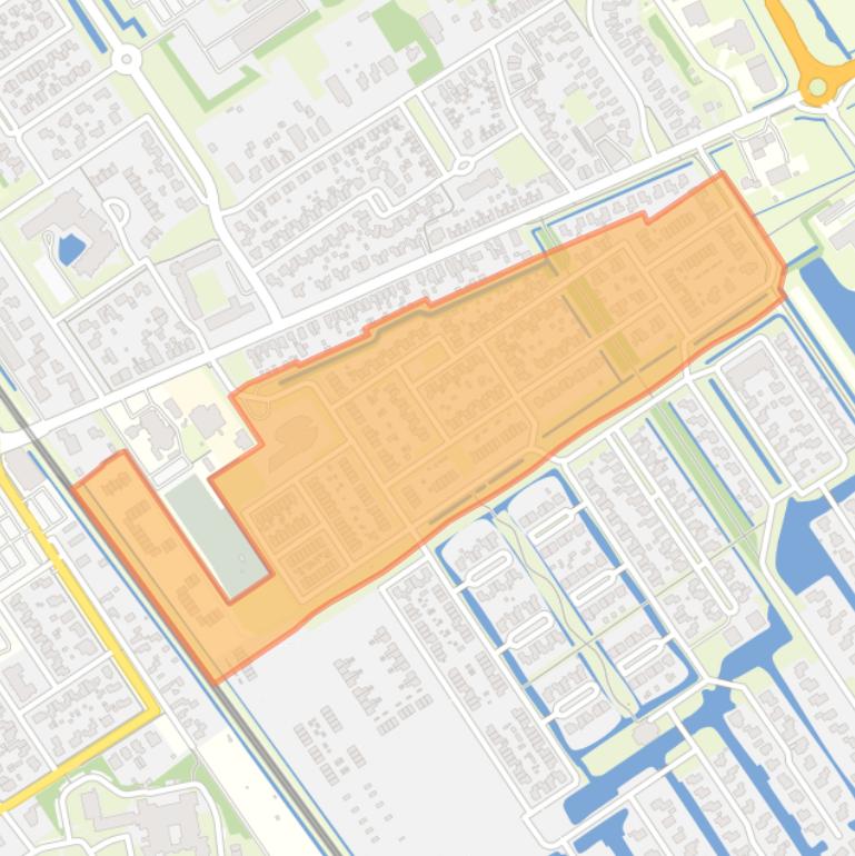 Kaart van de buurt Wolvega-Vlinderwijk.