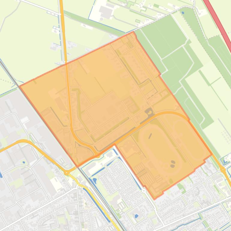 Kaart van de buurt Wolvega-Wolvega Noord.