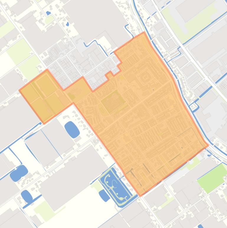 Kaart van de buurt Woonkern maasdijk.