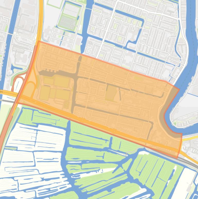 Kaart van de buurt Wormerveer Centrum.