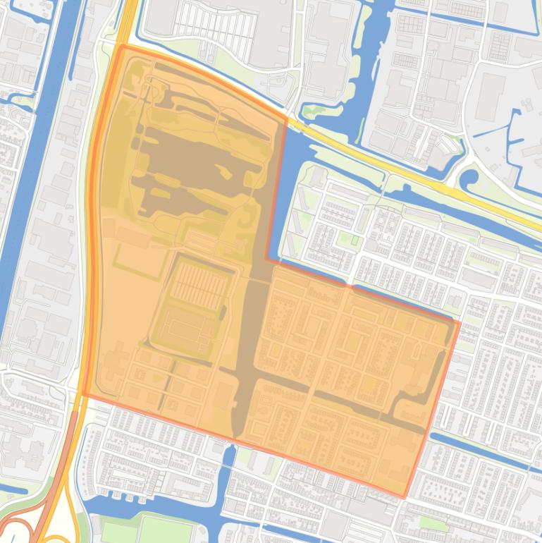 Kaart van de buurt Wormerveer West.