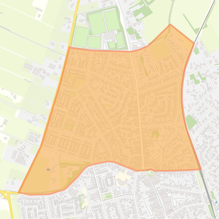 Kaart van de buurt Wormshoef.