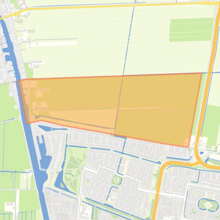 Kaart van de buurt Woubrugseweg.