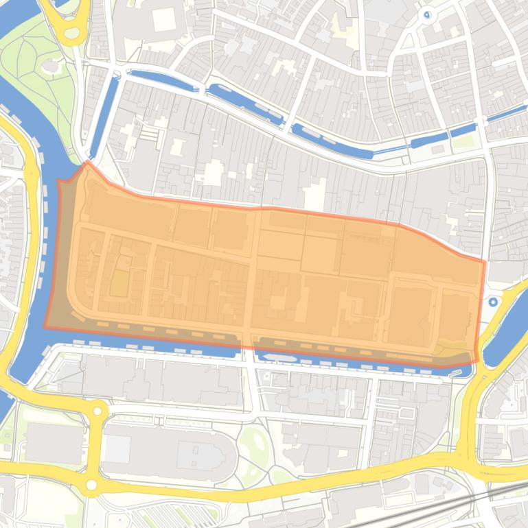 Kaart van de buurt Zaailand.