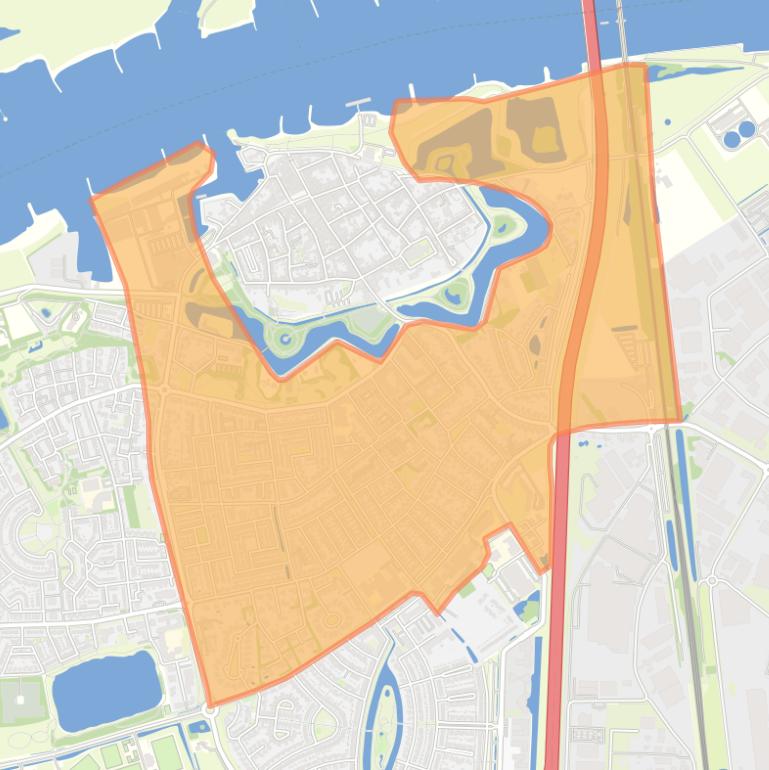 Kaart van de buurt Zaltbommel Vergt en omgeving.