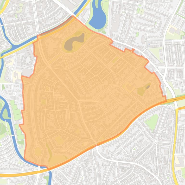 Kaart van de buurt Zandberg.