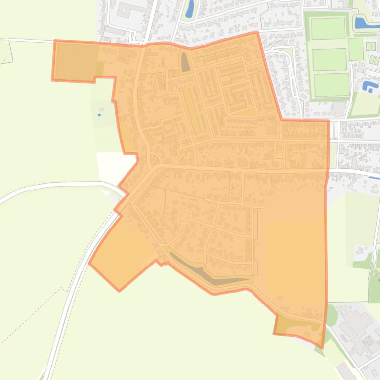 Kaart van de buurt Zandewijk.