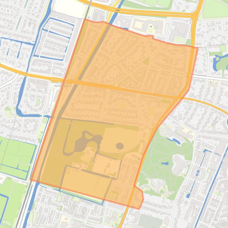 Kaart van de buurt Zandvoortselaan en Berkenrode en omgeving.