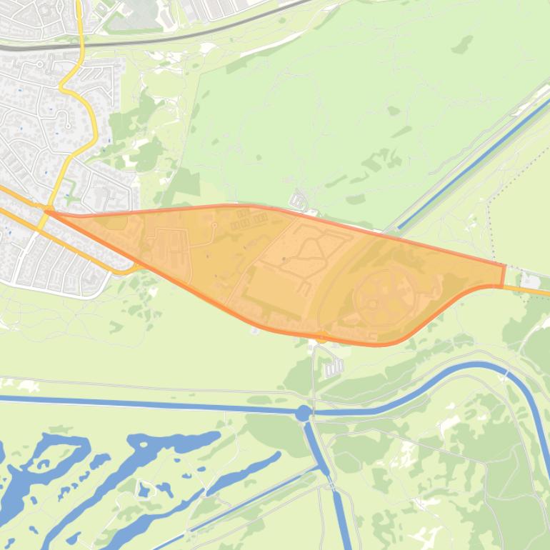 Kaart van de buurt Zandvoortselaan.