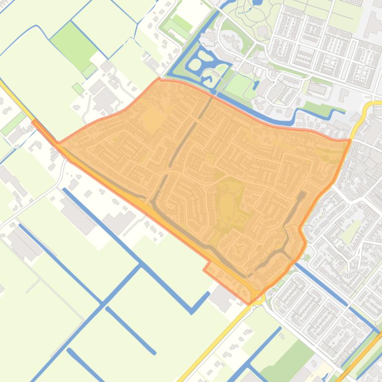 Kaart van de buurt Zeeburg.