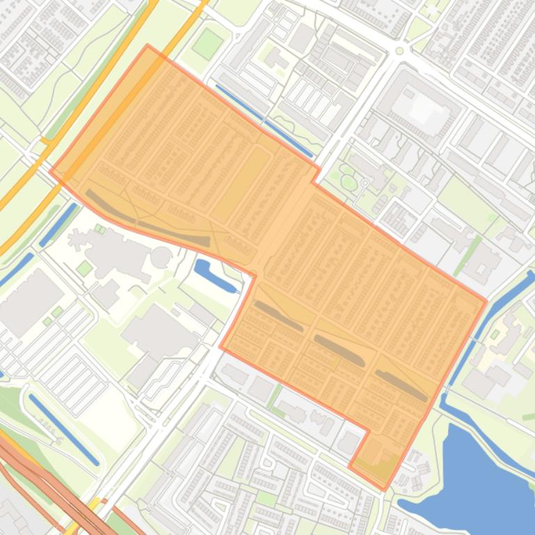 Kaart van de buurt Zeegsingel en omgeving.