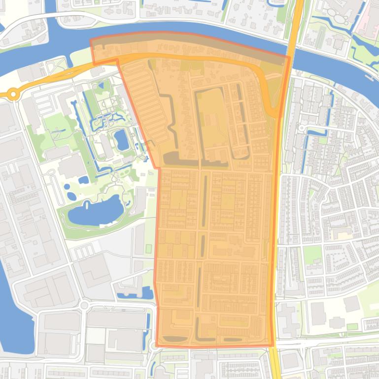 Kaart van de Zeeheldenbuurt.