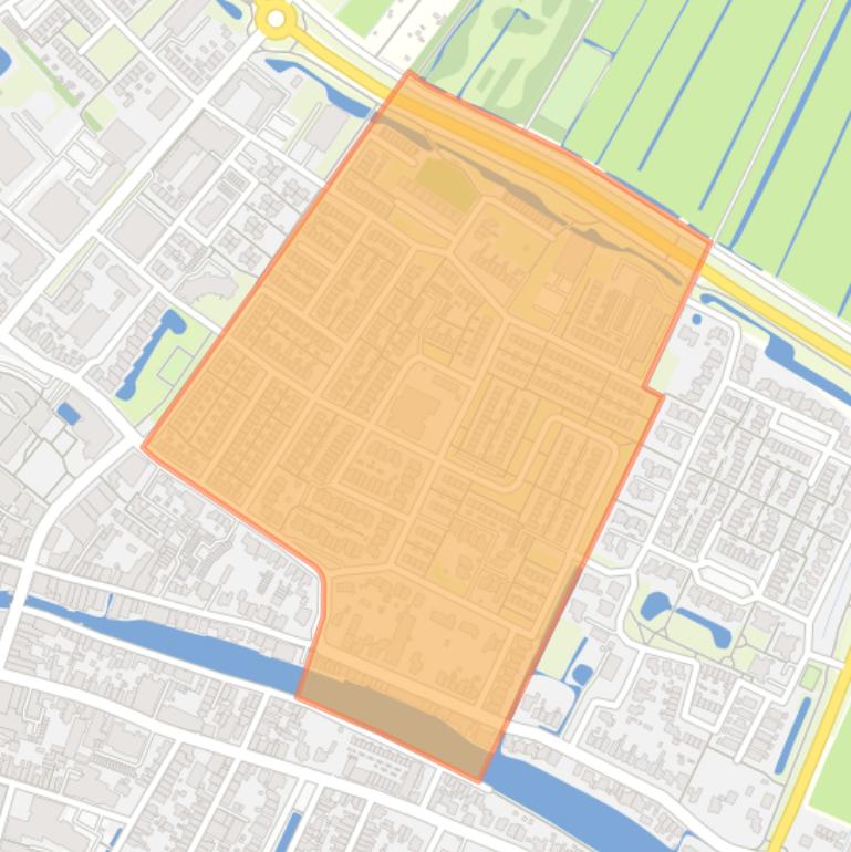 Kaart van de Zeeheldenbuurt.