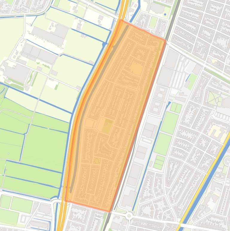 Kaart van de Zeeheldenbuurt.