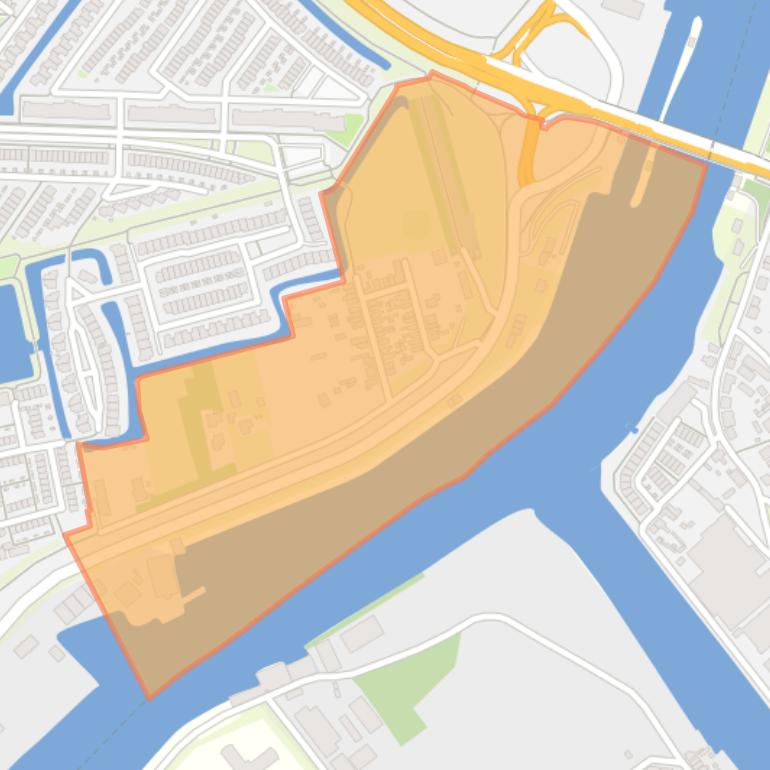 Kaart van de Zeeheldenbuurt-oost.