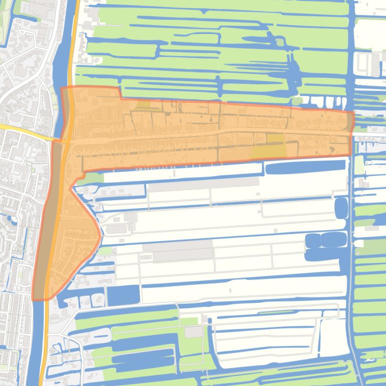 Kaart van de Zeeheldenbuurt.