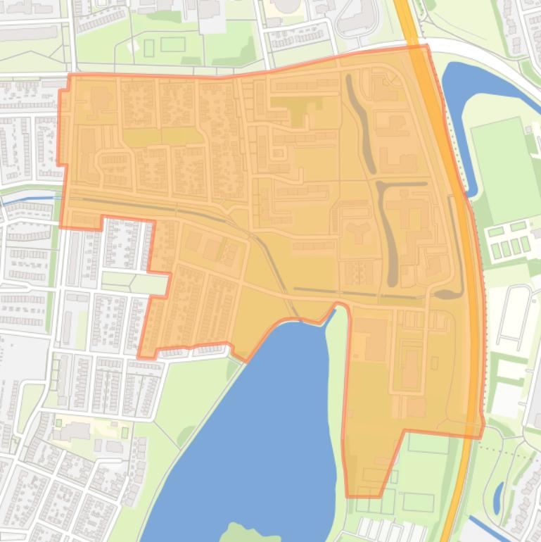 Kaart van de Zeeheldenbuurt.