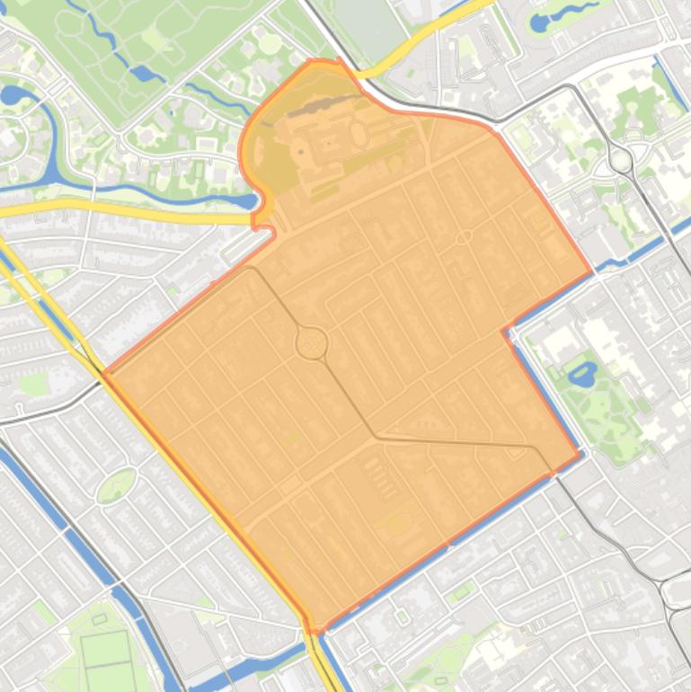 Kaart van de buurt Zeeheldenkwartier.