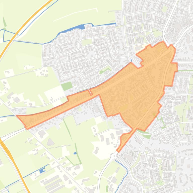 Kaart van de buurt Zeeheldenwijk.