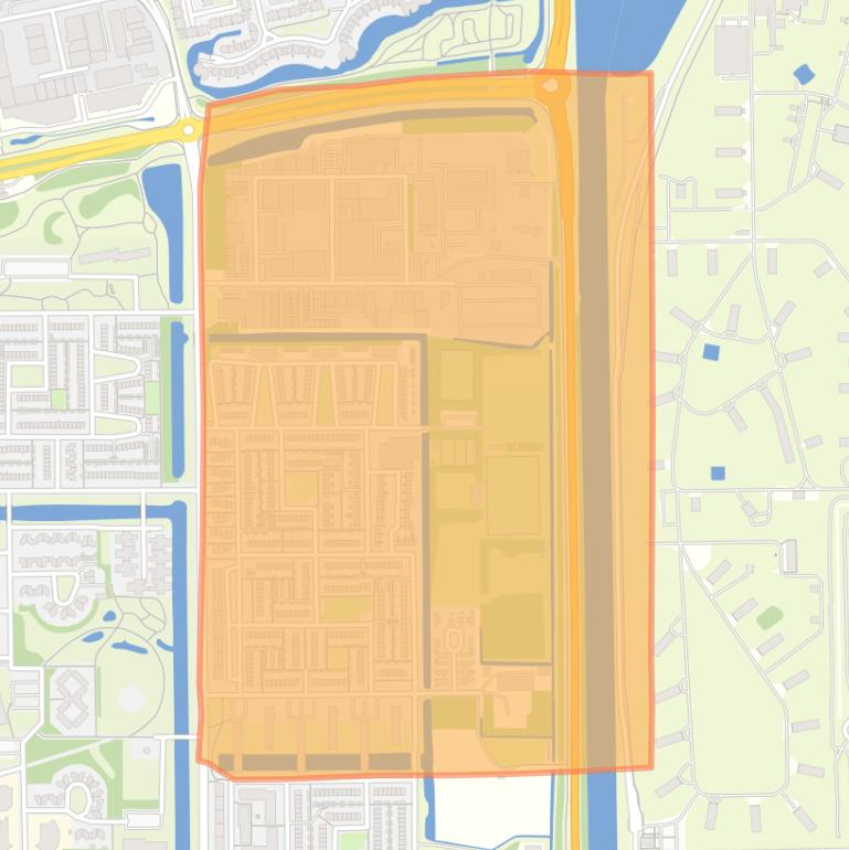 Kaart van de Zeeloodsenbuurt.