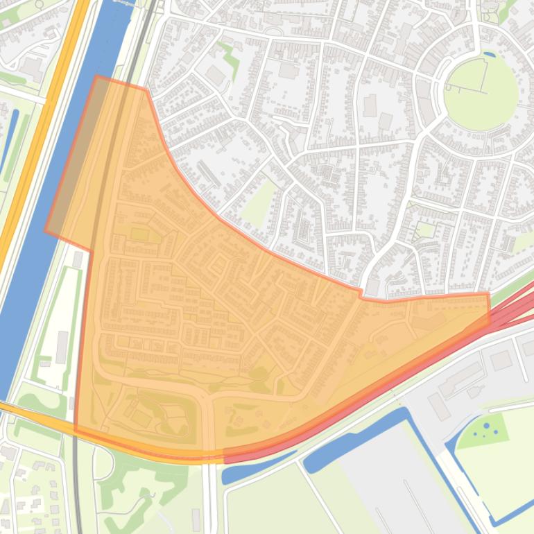 Kaart van de buurt Zeewijksingel.