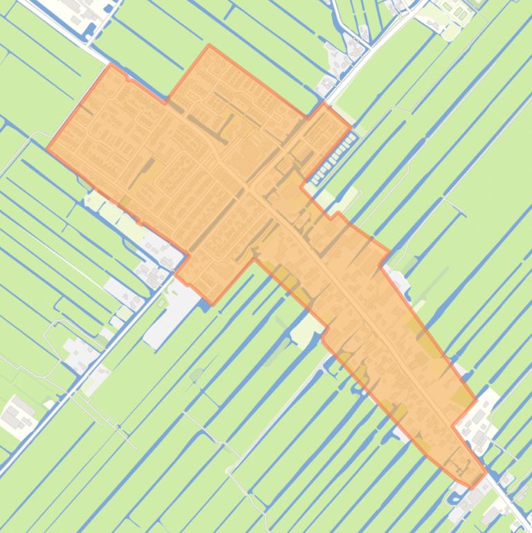 Kaart van de buurt Zegveld (dorp).