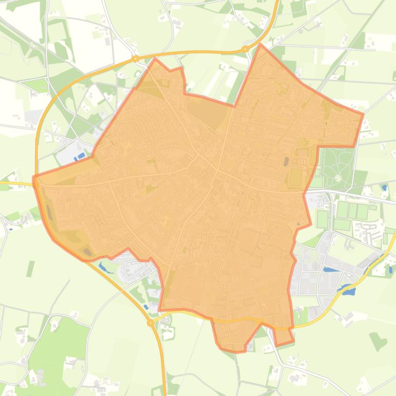 Kaart van de buurt Zelhem.