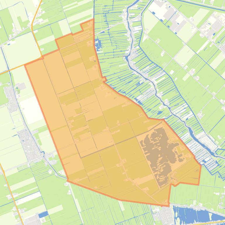 Kaart van de buurt Zevenhoven Buitengebied Oost.