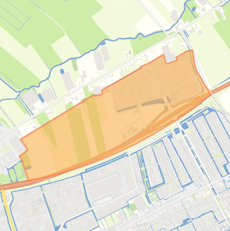 Kaart van de Zevenhuis - Buurt 36 00.