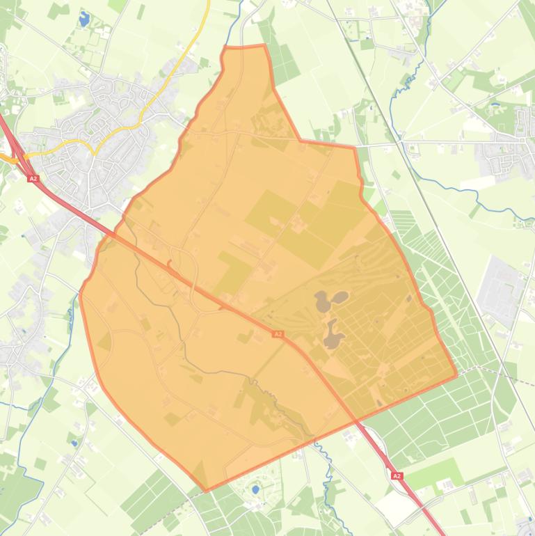 Kaart van de buurt Zevenhuizen.